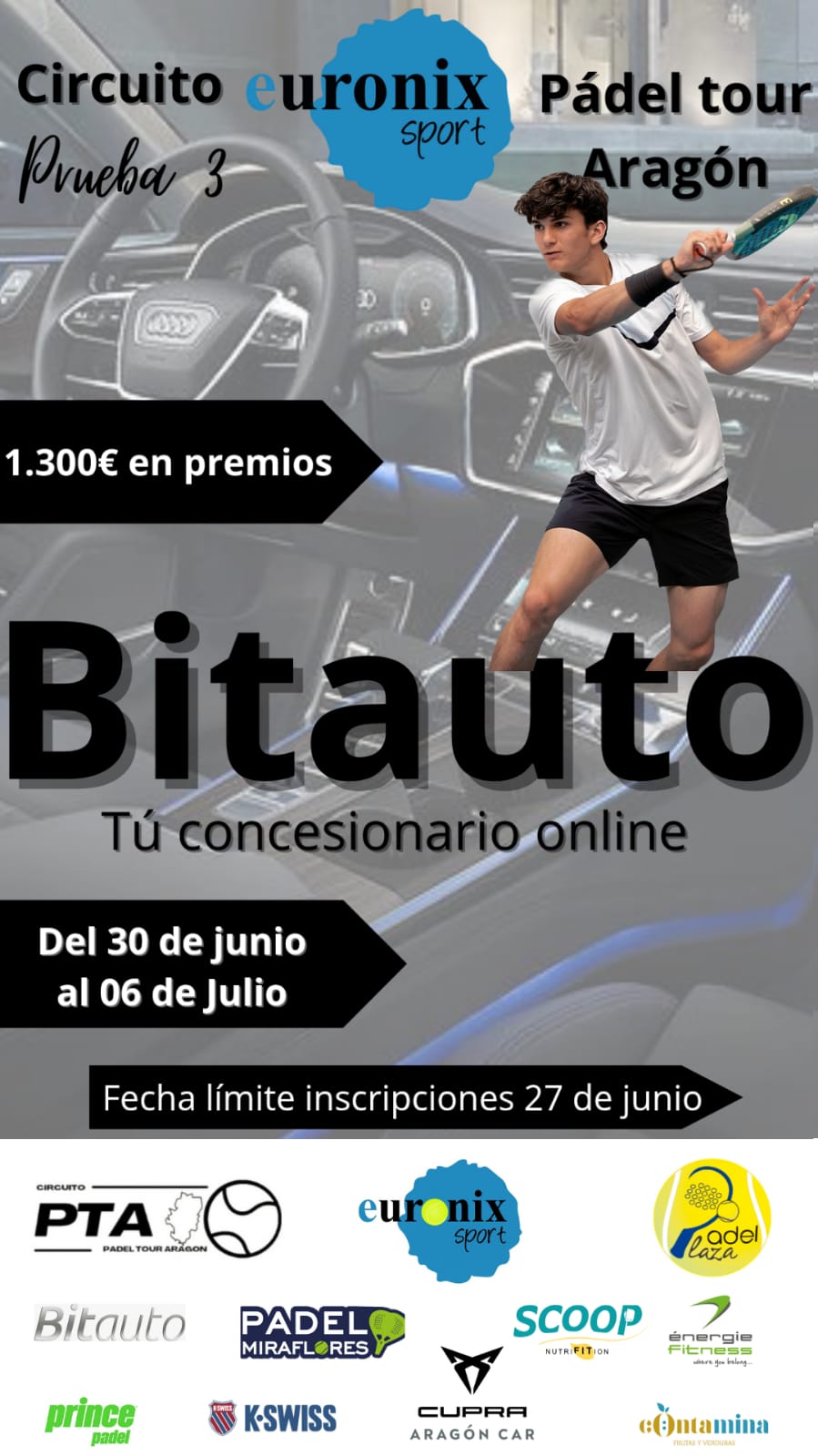 III Prueba 25 – EURONIX PTA (30 JN – 06 JL) – PADEL PLAZA
